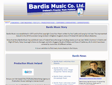 Tablet Screenshot of bardis.ie